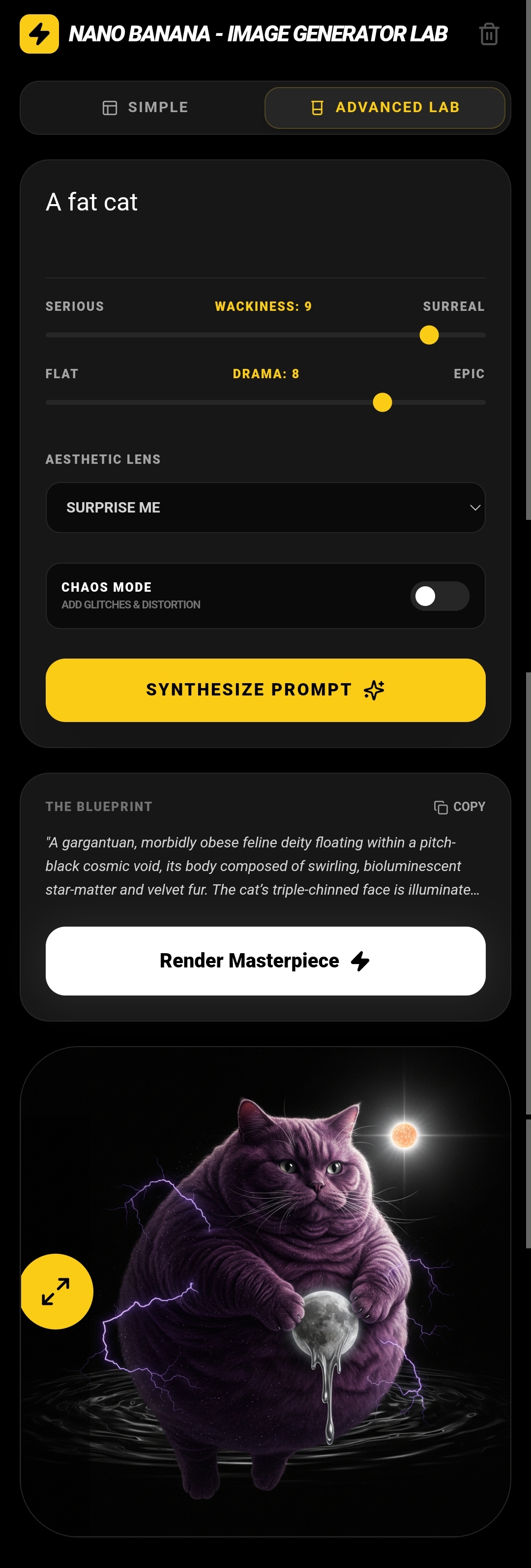 Nano Banana Image Generator Lab