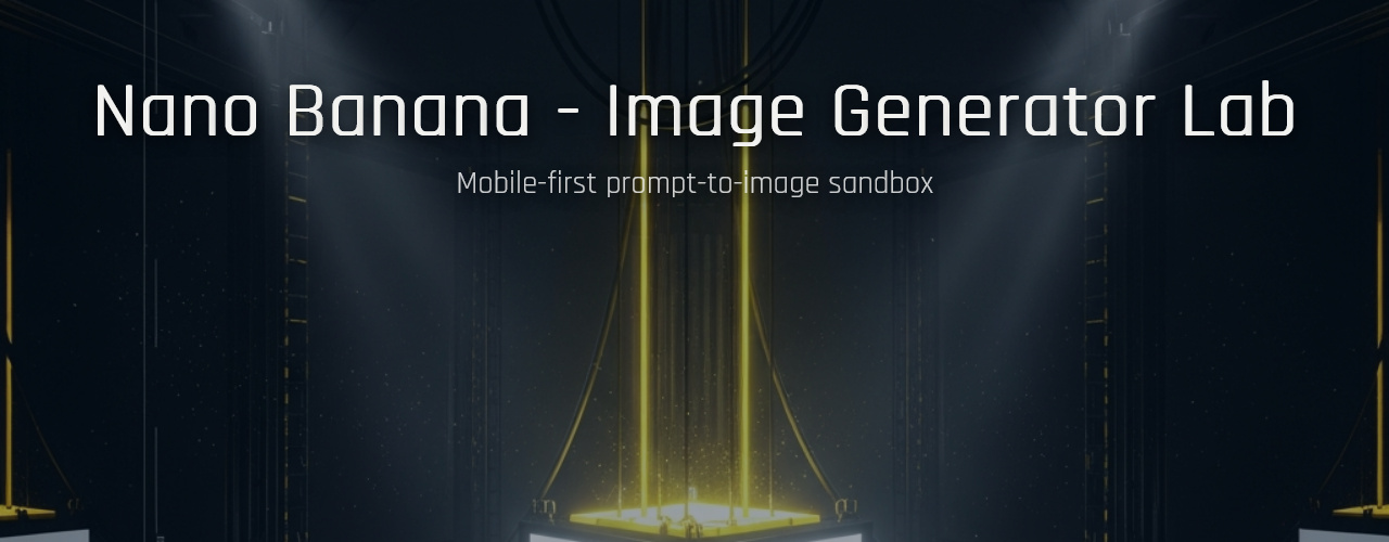 Nano Banana Image Generator Lab